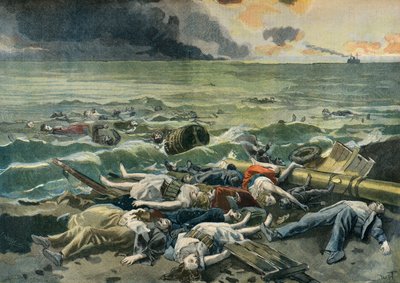 A Halifax közelében lévő Sables-szigeten megfeneklett Le Bourgogne hajótörései alkotó: Oswaldo Tofani