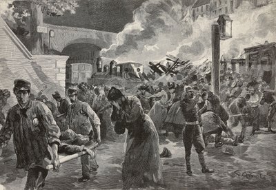 Áldozatok és mentők a Saint-Mande-i vonatbaleset helyszínén, július 26 alkotó: Oswaldo Tofani
