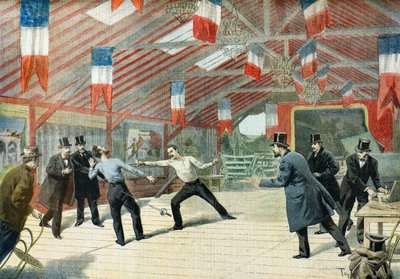 Jules Hippolyte Percher halála,1895 (Illusztráció) alkotó: Oswaldo Tofani