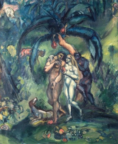 Kísértés (Ádám és Éva) alkotó: Othon Friesz