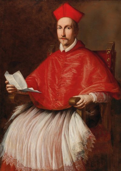 Francesco Barberini bíboros portréja 1597-1679, kb. 1624. alkotó: Ottavio Maria Leoni