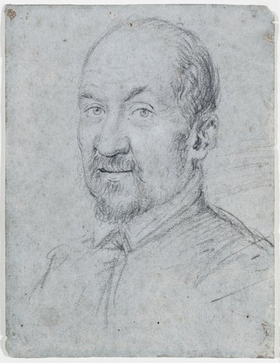 Egy egyházi portré (ceruza papíron) alkotó: Ottavio Mario Leoni