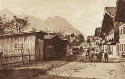Tavasszal, Road Garmischban alkotó: Otto Ballerstedt
