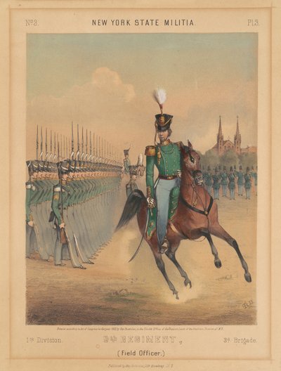 New York állam milícia, 1. hadosztály, 9. ezred, 3. dandár alkotó: Otto Boetticher