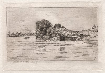 Duna Walhallánál, 1879. alkotó: Otto H. Bacher