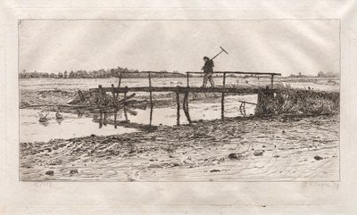Footbridge, Worth, 1879. alkotó: Otto H. Bacher