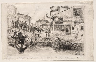 Ponte Tolentine, 1880. alkotó: Otto H. Bacher