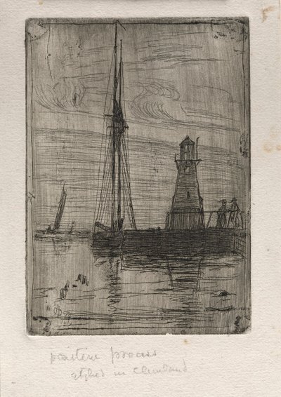 River Pier, 1890. alkotó: Otto H. Bacher