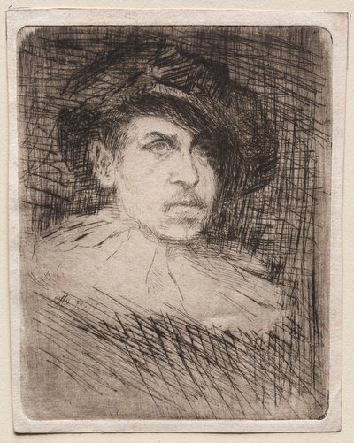 Önarckép jelmezben, 1880. alkotó: Otto H. Bacher