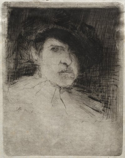 Önarckép jelmezben, 1880. alkotó: Otto H. Bacher