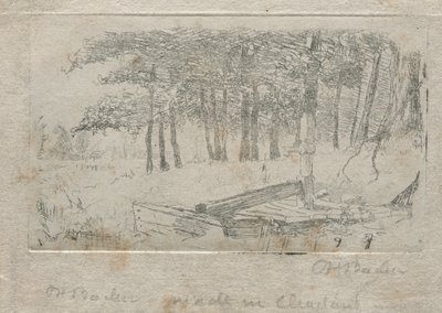 Vázlat a természetből, 1879. alkotó: Otto H. Bacher