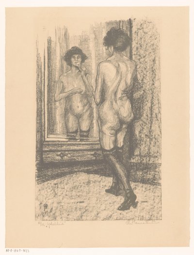 Hiúság (eredeti cím a tárgyon) alkotó: Otto Hanrath (signed by artist)