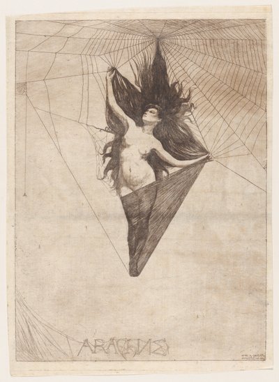 Arachne, 1884., 1884. alkotó: Otto Henry Bacher