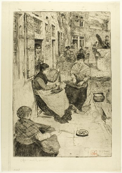 Gyöngyfűzők alkotó: Otto Henry Bacher