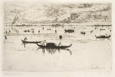 lagúna veneta alkotó: Otto Henry Bacher