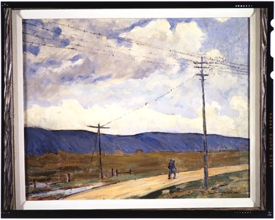 Migráció, 1937 körül (olaj, vászon) alkotó: Otto Henry Schneider
