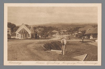 Semarang. Új Tjandiweg-Merapiweg. (Új Semarang) alkotó: Otto Hisgen