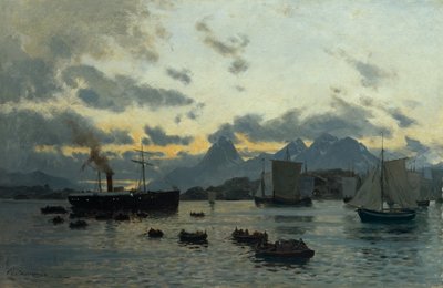 Hurtigruten alkotó: Otto Ludvig Sinding