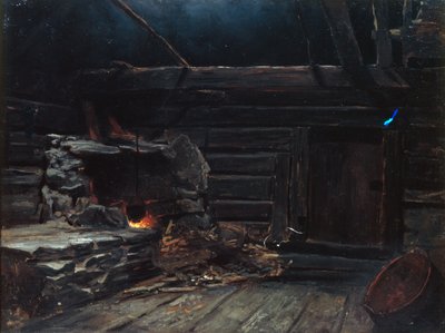 Füstölő helyiség, takarítás alkotó: Otto Ludvig Sinding