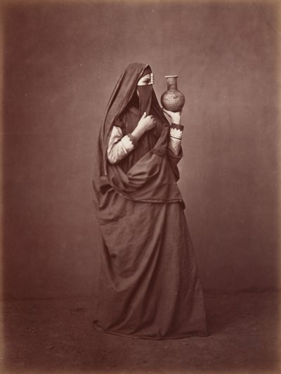 Egy egyiptomi nő portréja,c. 1870 (fotó) alkotó: Otto Schoefft