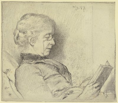 Olvasó Luise Scholderer alkotó: Otto Scholderer