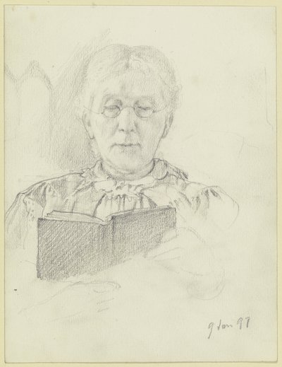 Olvasó Luise Scholderer alkotó: Otto Scholderer