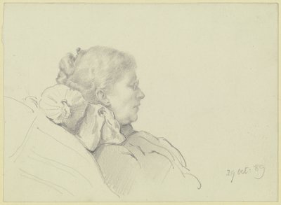 Olvasó Luise Scholderer alkotó: Otto Scholderer