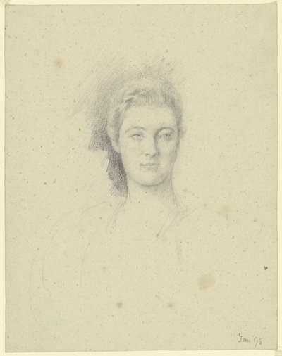Miss Martin portréja alkotó: Otto Scholderer