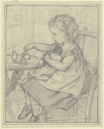 „Tea Püppivel” alkotó: Otto Scholderer