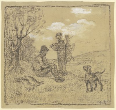 A fiatal orvvadász alkotó: Otto Scholderer