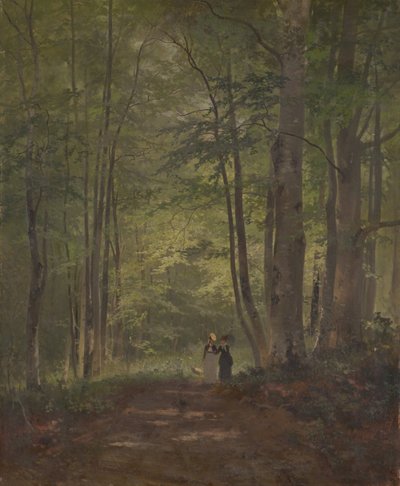Waldinneres mit Staffage alkotó: Otto Seitz
