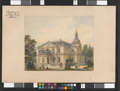 A badeni „Hahn” villa átalakítása alkotó: Otto Wagner
