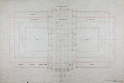 Projekt a "Művészetek Háza MCM-MM" számára alkotó: Otto Wagner