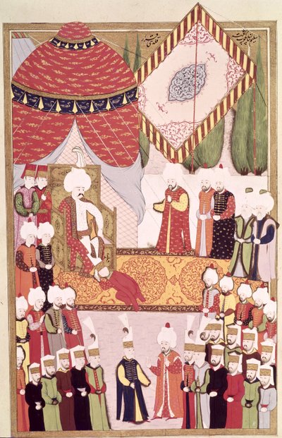 I. Szelim szultán koronázása (1466-1520) Lokman 