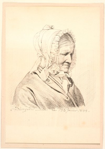 Ms. Anneken Marie von Würden f. Sponum, H.E. barátja svigermor. alkotó: P.C. Skovgaard
