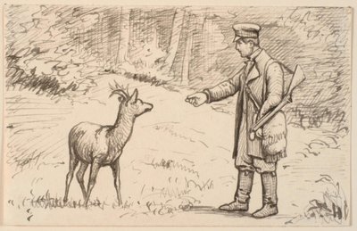 Találkozás az erdőben alkotó: P.C. Skovgaard