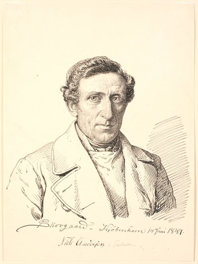 Niels Andersen portréja a Forballe-ban. alkotó: P.C. Skovgaard