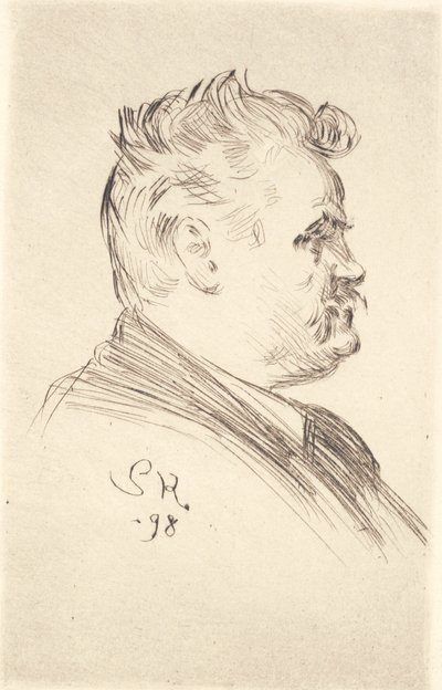 Carl Locher portréja, profil alkotó: Peder Severin Krøyer