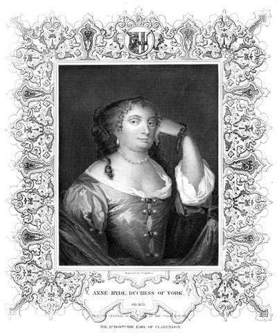 Anne Hyde, York hercegnője. alkotó: P. Lightfoot