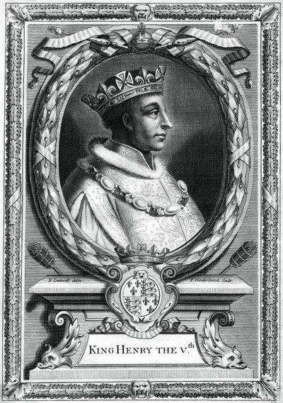 V. Henrik, Anglia királya. alkotó: P. Vanderbanck