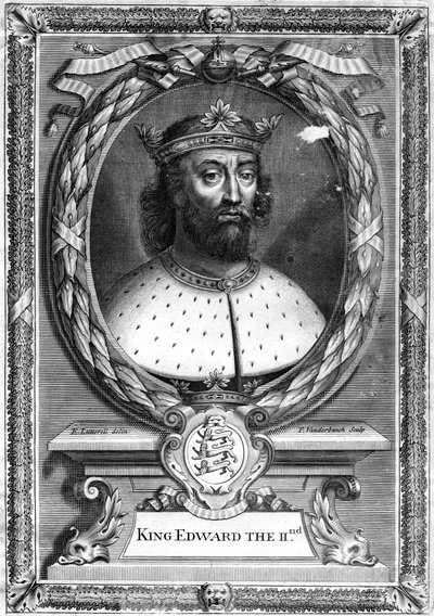 II. Edward angol király, 17. század. alkotó: P. Vanderbanck