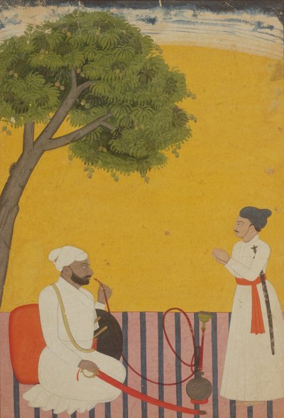 Herceg portréja, Dzsammu, Kasmír, 1760 alkotó: Pahari School
