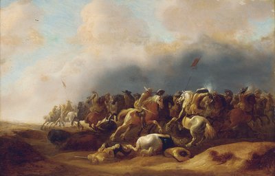 Lovassági összecsapás alkotó: Palamedes Palamedesz