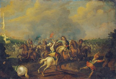 Lovassági összecsapás alkotó: Palamedes Palamedesz