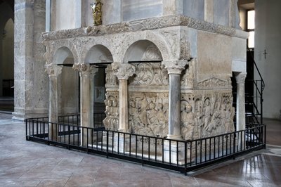 Stilicho szarkofágja (márvány) alkotó: Paleo Christian