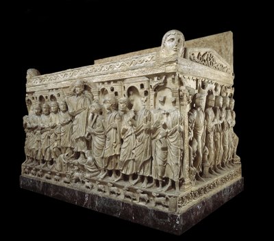 Flavius ​​​​Stilicho szarkofágja, 359-408 körül (márvány) alkotó: Paleo Christian