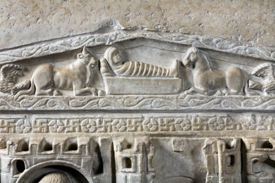 Stilicho szarkofágja (márvány) alkotó: Paleo Christian