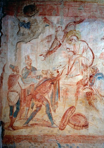A mágusok imádata. Freskó, 7-9 alkotó: Paleo-Christian Paleo-Christian