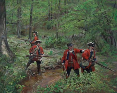 60th Regiment of Foot Royal Americans, 2013 (olaj, vászon) alkotó: Pamela Patrick White