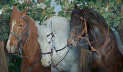 Megmentve, 2014 (olaj, vászon) alkotó: Pamela Patrick White